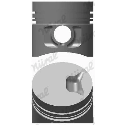 Billede af NÜRAL 87 176708 00 Motor Stempel 91,6 med stempelringholder MERCEDES BENZ: W123 Sedan