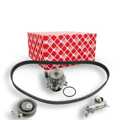 Billede af FEBI BILSTEIN 45122 vandpumpe + Tandremssæt med 150 VOLKSWAGEN: Golf 4, 4 Variant, Sharan I, AUDI: A3 Hatchback, TT Coupe