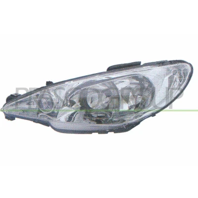 Billede af PRASCO PG0094904 Forlygter venstre H7/H7 uden indstillingsmotor for LWR PEUGEOT: 206 Hatchback, SW