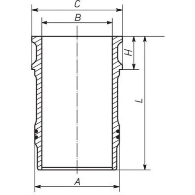 Billede af MAHLE ORIGINAL 001 LW 00138 Cylinderforing