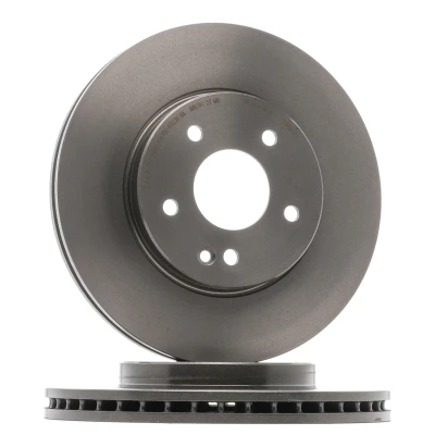 Billede af BREMBO COATED DISC LINE 09.6845.11 Bremseskiver 288 25 5 indvendigt ventileret coatet højkarboniseret med skruer MERCEDES BENZ: SLK, C klasse Sedan