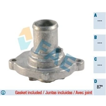 Billede af FAE 5344487 Termostat 87 med pakninger FIAT: BRAVO 2, Punto II Hatchback, Stilo Hatchback