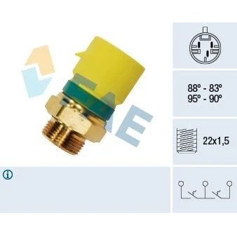 Billede af Temperaturkontakt, kølerventilator FAE 38210