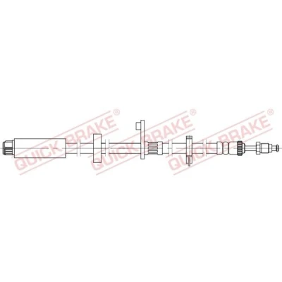 Billede af QUICK BRAKE 32.824 Bremseslange 458 M10x1