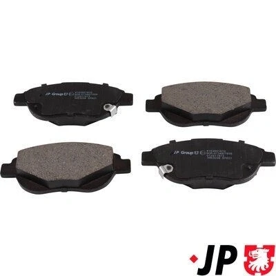 Billede af JP GROUP 4163601810 Bremseklodser foraksel Ekskl. slidadvarselskontakt PEUGEOT: 207 Hatchback, 206 SW, CITROËN: C4 I Hatchback