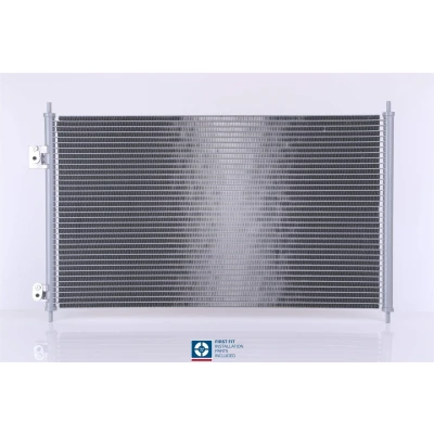 Billede af NISSENS 94771 Kondensator uden tørrer Aluminium 650 R 134a HONDA: CIVIC 7 Hatchback