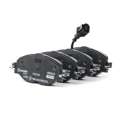 Billede af BREMBO P 85 126X Bremseklodser Inkl. slidadvarselskontakt med bremsecaliperskruer uden tilbehør VOLKSWAGEN: Arteon, Passat B8 Sedan, Variant