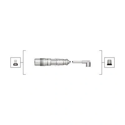 Billede af MAGNETI MARELLI 941319170119 Tændkabelsæt VOLKSWAGEN: Lupo / 3L, Polo III Hatchback