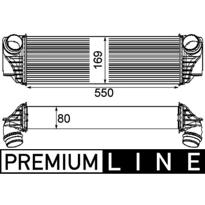 Billede af MAHLE ORIGINAL CI 185 000P Intercooler