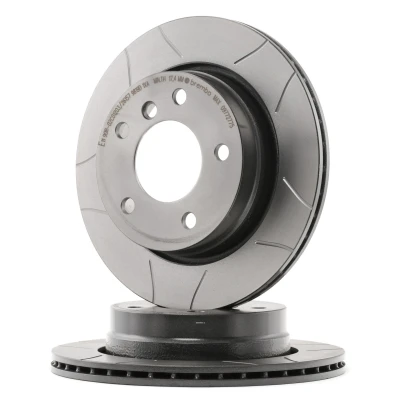 Billede af BREMBO MAX LINE 09.7727.75 Bremseskiver 276 19 5 indvendigt ventileret, opslidset coatet højkarboniseret med skruer BMW: 3 Touring, Sedan, Coupe