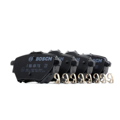 Billede af BOSCH 0 986 494 716 Bremseklodser Low Metallic med anti knirke plade, monteringsvejledning PEUGEOT: 308 SW 2, 3008 II SUV, 508