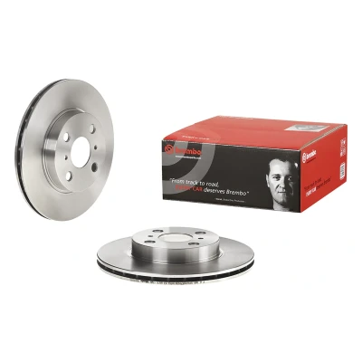 Billede af BREMBO 09.6765.10 Bremseskiver 254 18 4 indvendigt ventileret TOYOTA: Paseo Coupe