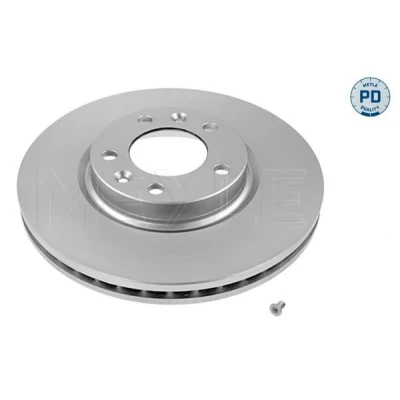 Billede af MEYLE 11 15 521 0038/PD Bremseskiver foraksel 283 26 5 108 ventileret Zink lamel belagt med skruer PD Quality PEUGEOT: 508 I SW, 407 SW