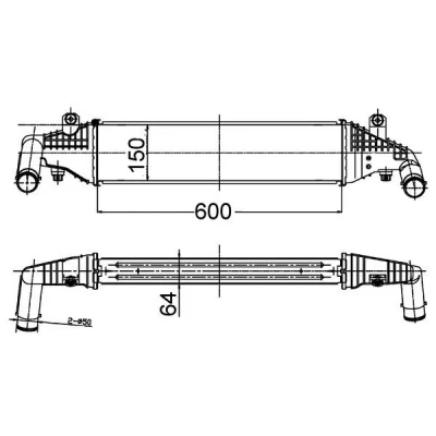 Billede af MAHLE ORIGINAL CI 504 000S Intercooler MAZDA: 3 Hatchback