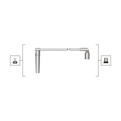 Billede af MAGNETI MARELLI 941319170006 Tændkabelsæt CHEVROLET: Aveo / Kalos Hatchback, Sedan, DAEWOO: Tacuma, Hatchback