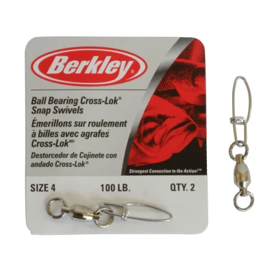 Billede af Berkley Ball Bearing Cross Lok Snap Swivels 5