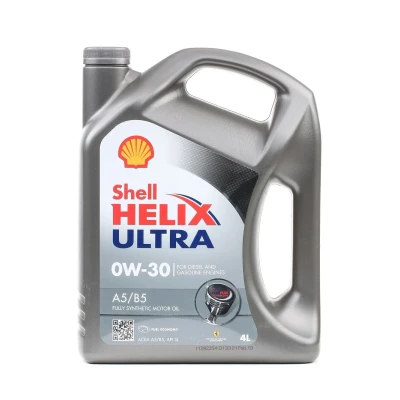 Billede af Shell Helix Ultra A5/B5 0W 30 4l Motorolie 550040651 TOYOTA: Aygo, Yaris III Hatchback, II KIA: RIO 3, cee‘d I Stationcar, Picanto