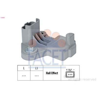 Billede af FACET 9.0602 Impulsensor Made in Italy OE Equivalent CITROËN: C3 II, C5 III Stationcar, 3, FORD: Focus 2 Kombi, MONDEO 4 Turnier, C Max