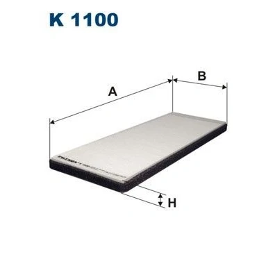 Billede af Filter, indvendig luft FILTRON K 1100