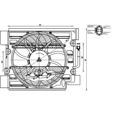 Billede af MAHLE ORIGINAL ACF 23 000S Ventilator, klimaanlæg BMW: 5 Sedan