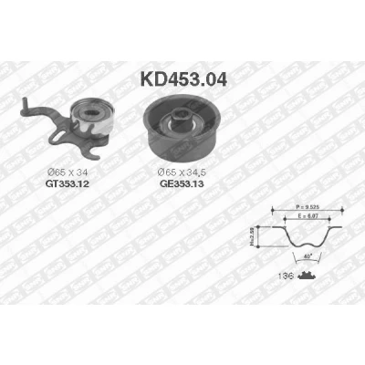 Billede af SNR KD453.04 Tandremssæt 136 OPEL: Vectra A Sedan, CC, Combo B Van
