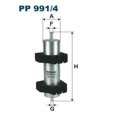 Billede af FILTRON PP 991/4 Brændstoffilter Ledningsfilter 10 8 AUDI: Q5, PORSCHE: Macan