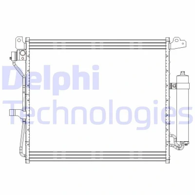 Billede af DELPHI CF20228 Kondensator med tørrer 16 10 461