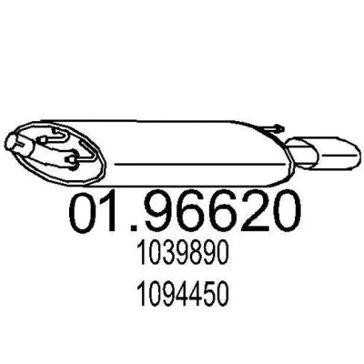 Billede af MTS 01.96620 Lydpotte 830
