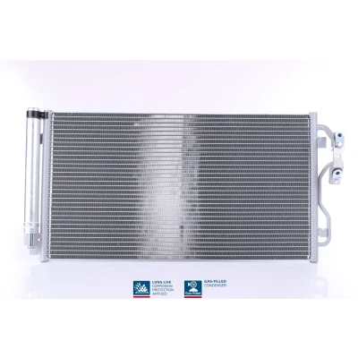 Billede af NISSENS 940628 Kondensator med tørrer Aluminium 640 R 134a BMW: 3 Touring, GT, Sedan