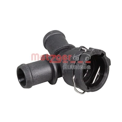 Billede af METZGER 4010386 Kølemiddelflange plastik Termostat SKODA: Octavia 3 Combi, SEAT: Leon III SC, ST, VOLKSWAGEN: Sharan II