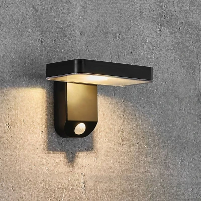 Billede af Rica Square LED solcellevæglampe, kantet