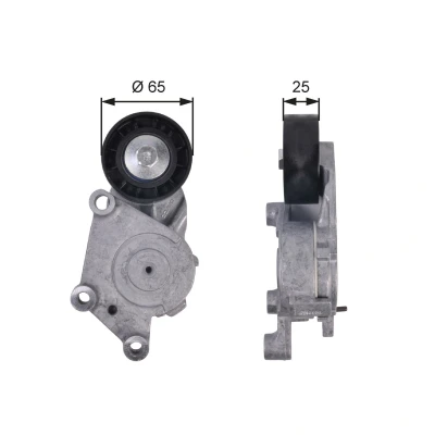 Billede af GATES FleetRunner Micro V Kit T39125 Strammehjul CITROËN: C4 I Grand Picasso