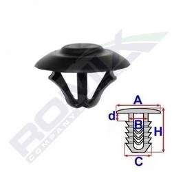 Billede af ROMIX C60749 Clips MERCEDES BENZ: Sprinter 3.5 T Bus, E klasse modell, C modell