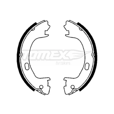 Billede af TOMEX brakes TX 22 71 Bremsebakker bagaksel 170 CHRYSLER: PT Cruiser Stationcar