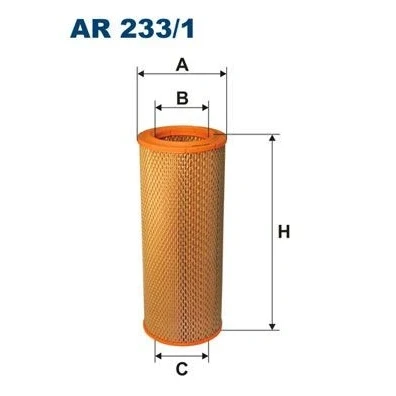 Billede af FILTRON AR 233/1 Luftfilter 343 138 Filterindsats