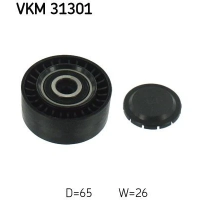 Billede af SKF VKM 31301 Remstrammerhjul AUDI: A4 B8 Avant, A6 C6 C7 Avant