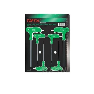 Billede af TOPTUL GAAS0601 Topnøgle 2, 2.5, 3, 4, 5, 6 Sekskant