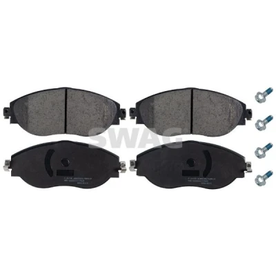 Billede af SWAG 33 10 0088 Bremseklodser foraksel med skruesæt VOLKSWAGEN: Passat B8 Sedan, Variant, Tiguan Allspace, AUDI: Q3, Q3 Sportback