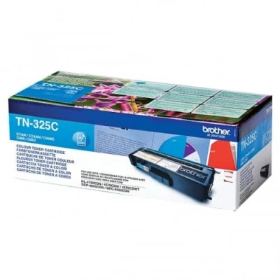 Billede af Brother TN 325C Cyan Original Tonerkassette Stor Kapacitet