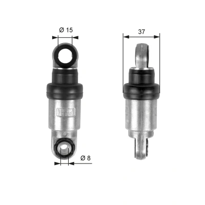 Billede af GATES FleetRunner Micro V Kit T39097 Svingningsdæmper, kilerem
