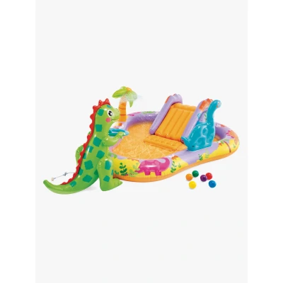 Billede af Intex Oppustelig Pool til Børn Dino Park 201 x 157 69 cm