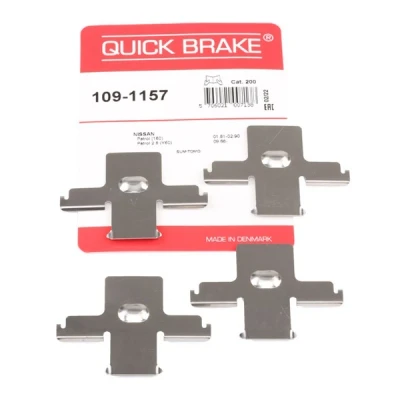Billede af QUICK BRAKE 109 1157 Tilbehørssæt, skivebremsebelægning NISSAN: Patrol Hardtop, 3/1 SUV, GR 4 SUV