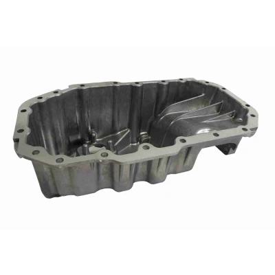 Billede af VAICO V10 2368 Bundkar med olieaftapningsskrue uden bundkarpakning, hul til olie niveau sensor, tætningsring Aluminium Original Quality