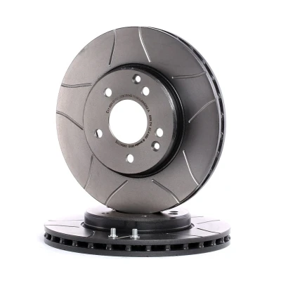 Billede af BREMBO MAX LINE 09.8411.75 Bremseskiver 288 25 5 indvendigt ventileret, opslidset coatet højkarboniseret med skruer MERCEDES BENZ: C klasse Coupe