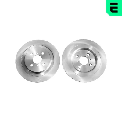 Billede af OPTIMAL BS 8538C Bremseskiver bagaksel 278 9 4/6 fuldstændigt coatet TOYOTA: Yaris III Hatchback, II Van
