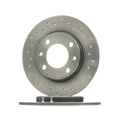 Billede af BREMBO XTRA LINE 08.5334.1X Bremseskiver 247 8 4 hullet, fuldstændigt coatet med skruer PEUGEOT: 206 Hatchback, 207 306 Hatchback