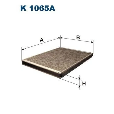 Billede af FILTRON K 1065A Kabinefilter Aktivkulfilter 355 245 25 MERCEDES BENZ: A klasse