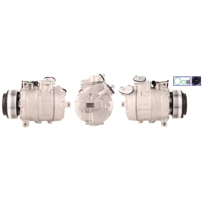 Billede af ELSTOCK 51 0010 Kompressor PAG 46 R134a med pakninger BMW: 3 Coupe, 5 Sedan