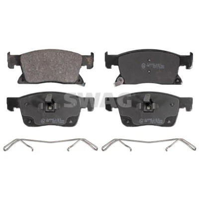 Billede af SWAG 40 91 6914 Bremseklodser foraksel med akustisk advarsel for slid stempelklips, bøjler OPEL: Astra K Sports Tourer, Hatchback