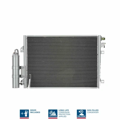 Billede af NISSENS 94439 Kondensator med tørrer Aluminium 553 R 134a RENAULT: CLIO 2